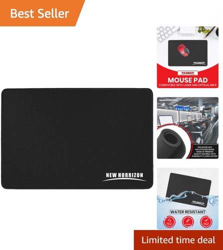 Compact black mouse - mouse, mat