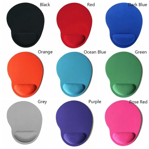 Black anti slip mouse pad - black, mat
