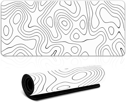White mouse pad gaming - white, pad,