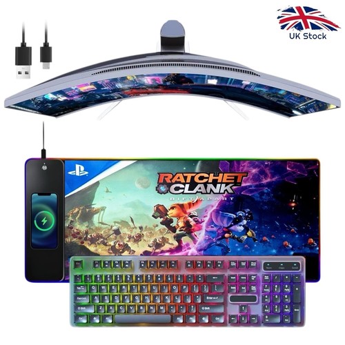 Charging rgb gaming mouse pad - rgb,