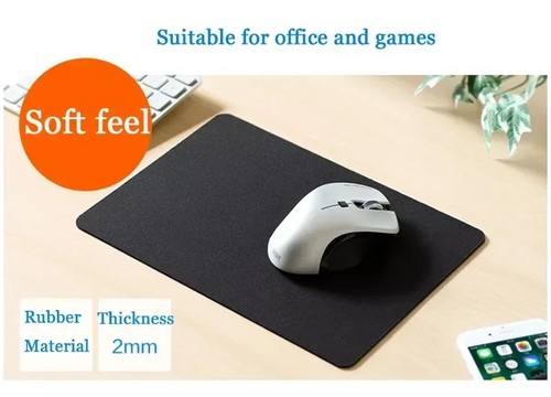 Black mouse pad non slip - mouse,