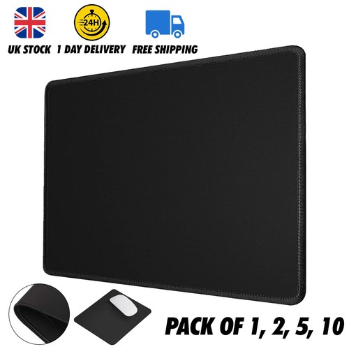 Black mouse pad mat - pad,