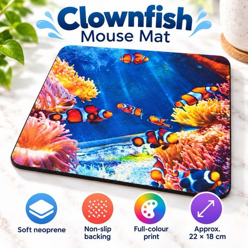 Clownfish mouse mat tropical - mat,