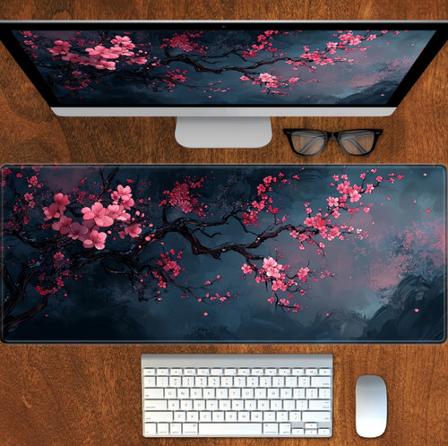 Night cherry blossom gaming - night,