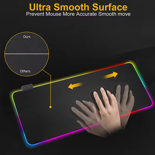 Rgb gaming mouse pad - gaming,