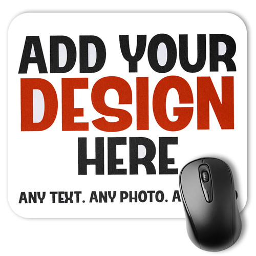 Personalised mouse mat pad - mouse,