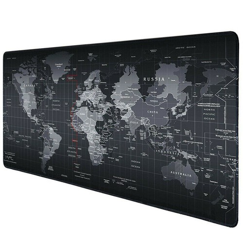 World map gaming mouse - world, pad