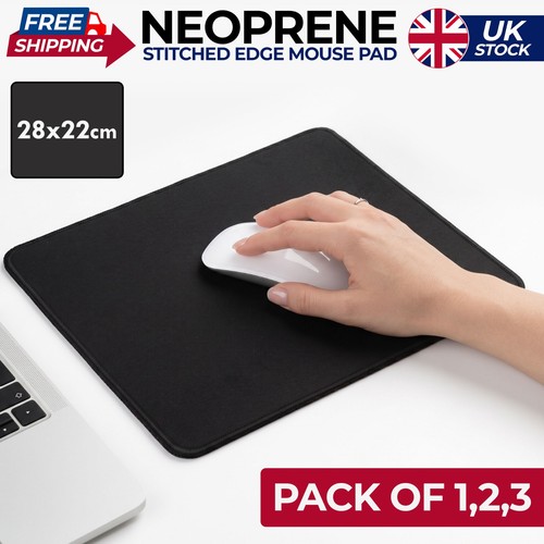 Black mouse pad premium - black,