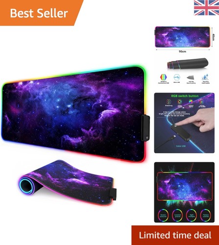 Rgb gaming mouse pad 900x400mm - gaming,